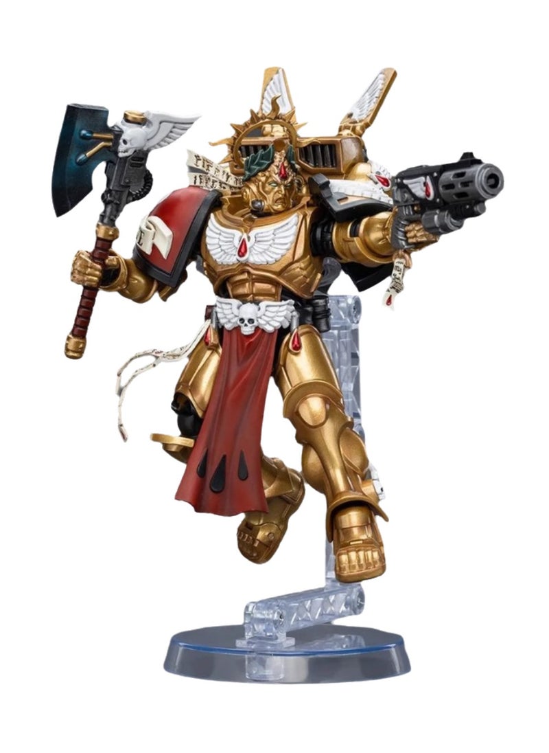 JOYTOY Warhammer 40,000 Action Figure, Holy Emissary Jump Pack Squad - Commander Dante, 4.7 Inch 1/18 Warhammer 40K Series Model, Unisex, Adult, New Year Holiday, Birthday Gift, Suitable for Children 15 Years Old and Above