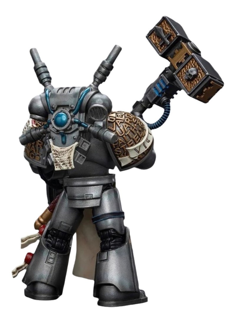 JOYTOY Warhammer 40,000 Action Figure, Interceptor Squad - Interceptor Grey Knight Captain, 4.7 Inch 1/18 Warhammer 40K Series Model, Unisex, Adult, New Year Festival, Birthday Gift, Suitable for Children 15 Years Old and Above