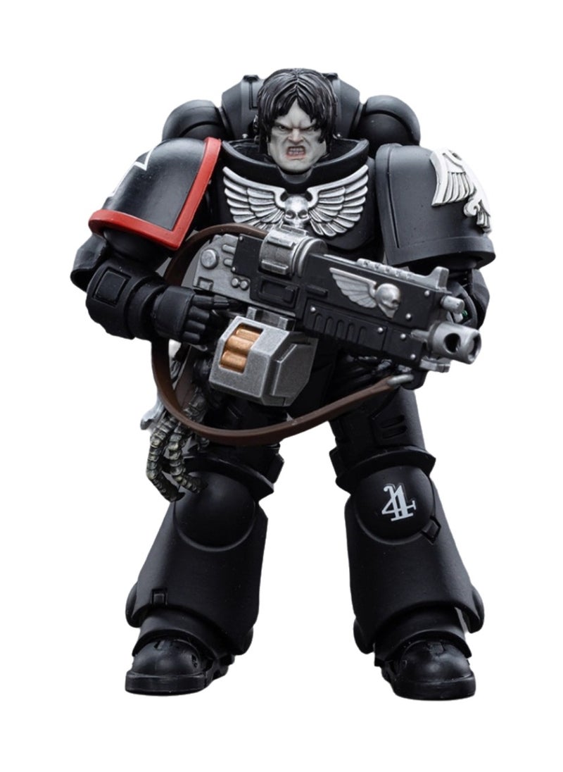 JOYTOY Warhammer 40,000 Action Figure, Raven Guard Arbiter - Brother Kolyvan, 4.7 Inch 1/18 Warhammer 40K Series Model, Unisex, Adult, New Year Holiday, Birthday Gift, Suitable for Children 15 Years Old and Above