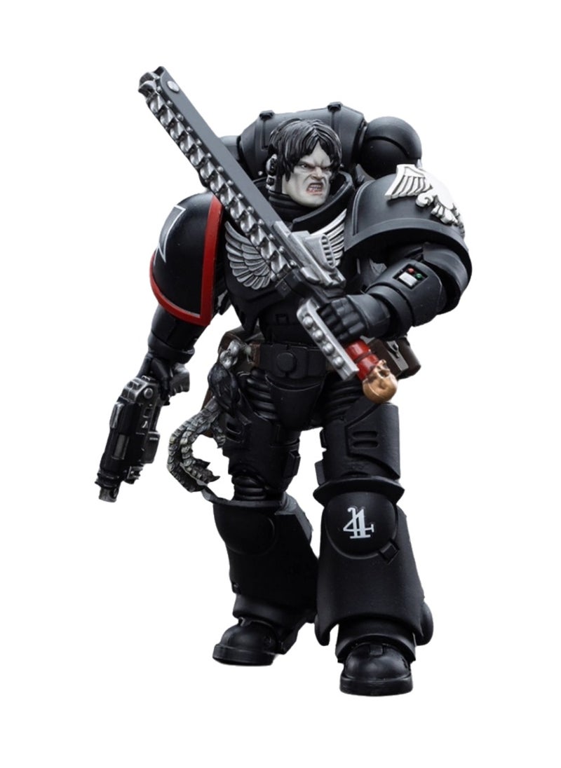 JOYTOY Warhammer 40,000 Action Figure, Raven Guard Arbiter - Brother Kolyvan, 4.7 Inch 1/18 Warhammer 40K Series Model, Unisex, Adult, New Year Holiday, Birthday Gift, Suitable for Children 15 Years Old and Above