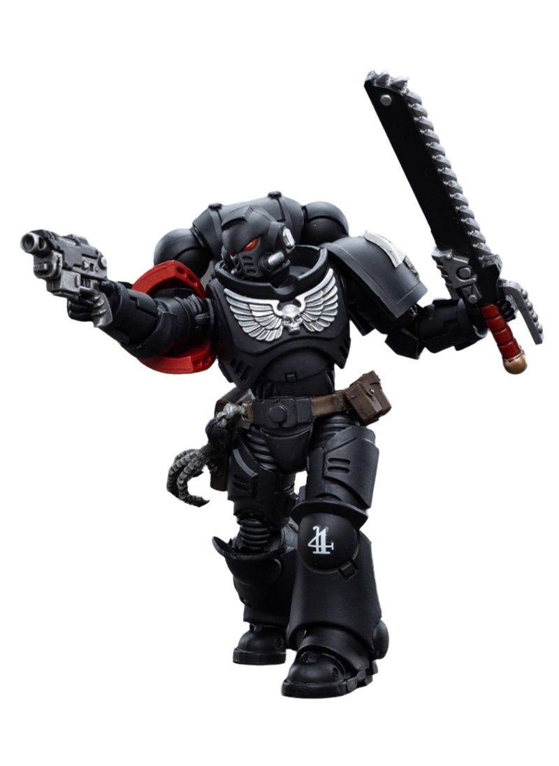 JOYTOY Warhammer 40,000 Action Figure, Raven Guard Arbiter - Brother Kolyvan, 4.7 Inch 1/18 Warhammer 40K Series Model, Unisex, Adult, New Year Holiday, Birthday Gift, Suitable for Children 15 Years Old and Above