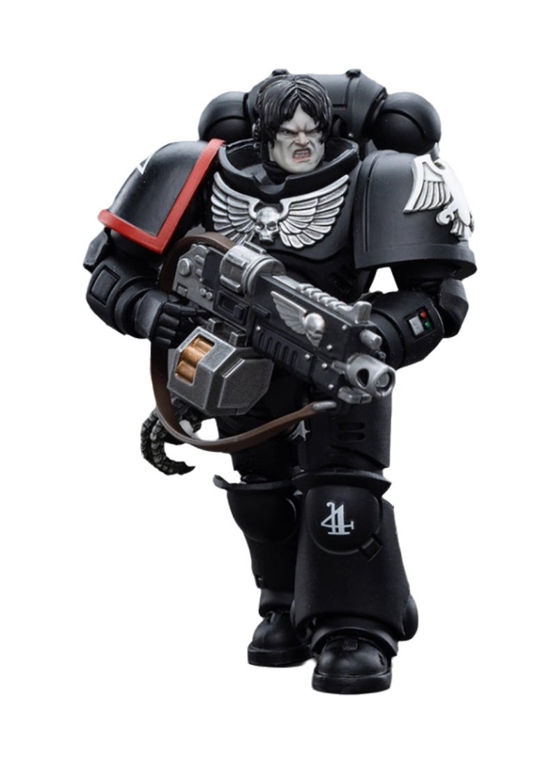 JOYTOY Warhammer 40,000 Action Figure, Raven Guard Arbiter - Brother Kolyvan, 4.7 Inch 1/18 Warhammer 40K Series Model, Unisex, Adult, New Year Holiday, Birthday Gift, Suitable for Children 15 Years Old and Above