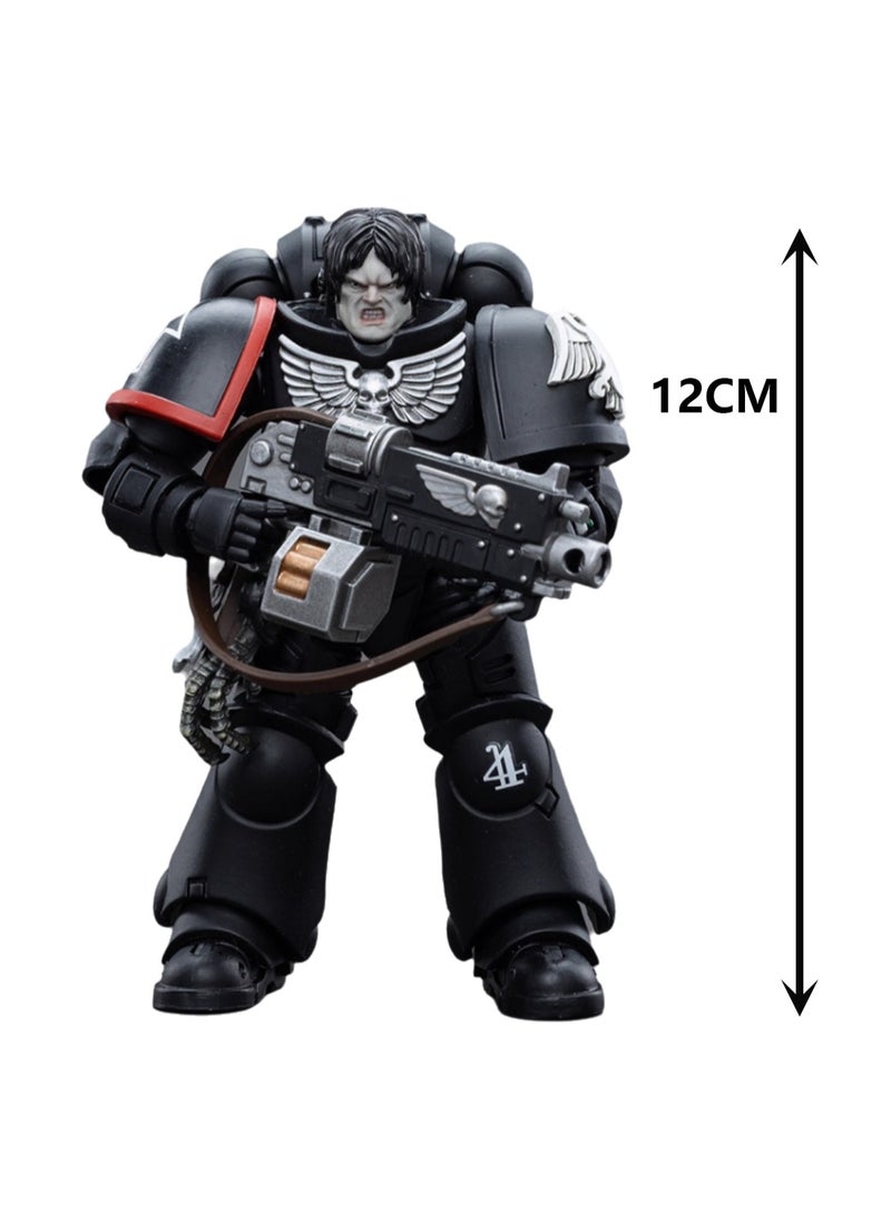 JOYTOY Warhammer 40,000 Action Figure, Raven Guard Arbiter - Brother Kolyvan, 4.7 Inch 1/18 Warhammer 40K Series Model, Unisex, Adult, New Year Holiday, Birthday Gift, Suitable for Children 15 Years Old and Above