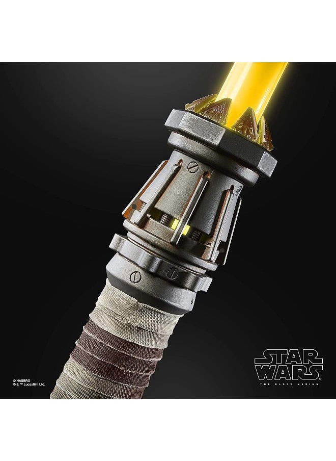 Star Wars The Black Series Rey Skywalker Force FX Elite Lightsaber With Advanced LEDs, Sound Effects, Adult Collectible