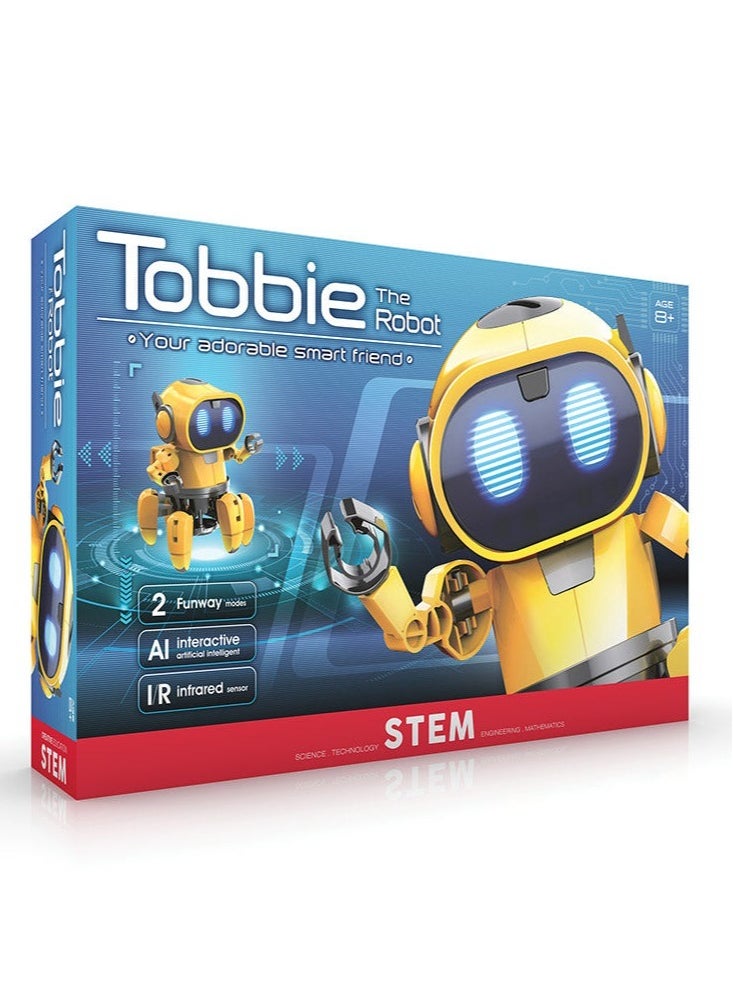 CONSTRUCT & CREATE Tobbie the Self-Guiding AI Robot