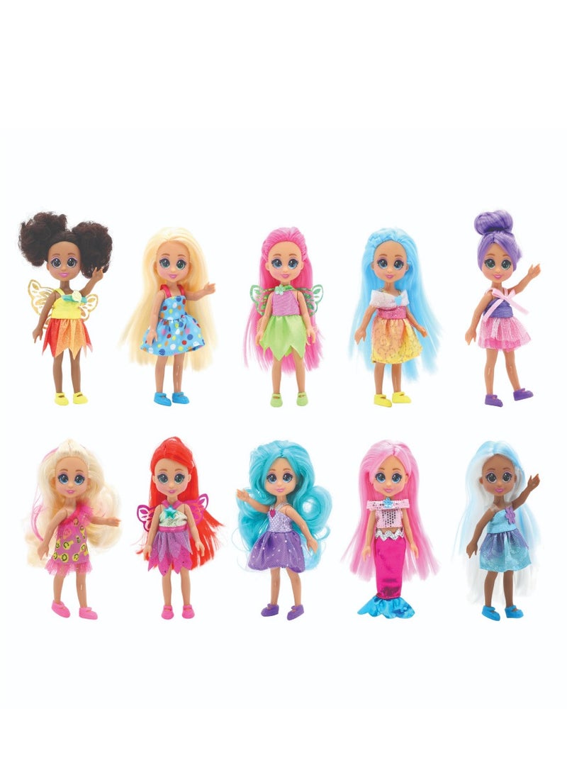 Dreameez Fantasy Dolls 10 - Pieces Set