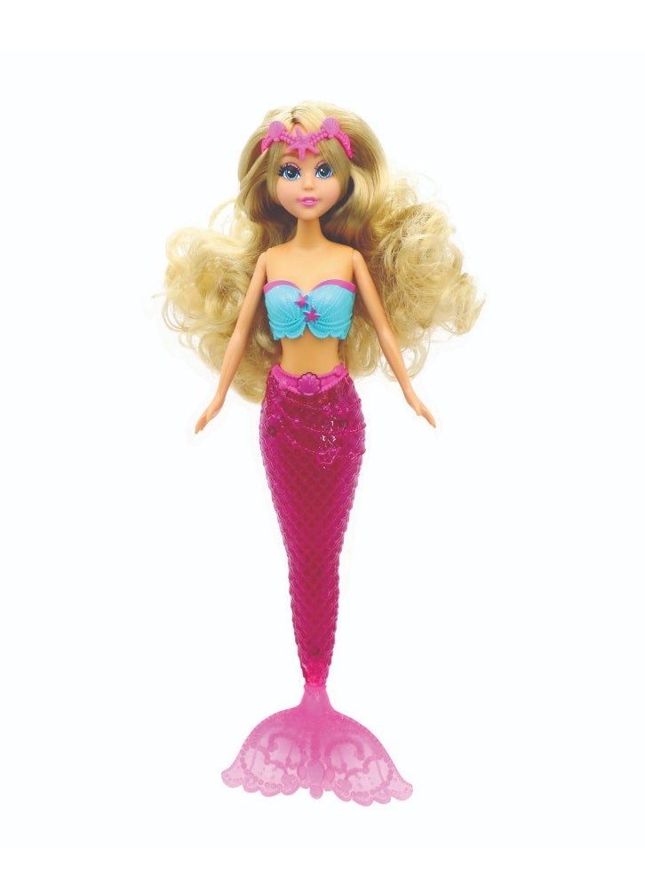 Dreameez Light Up Mermaid Doll for Baby Girl, 29 cm Height