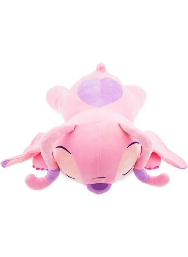 Disney Store Official Angel Cuddleez Plush - Lilo & Stitch - 25-Inch - Ultra-Soft & Cuddly - Pink Alien Companion for Fans & Kids Experience & Premium Craftsmanship