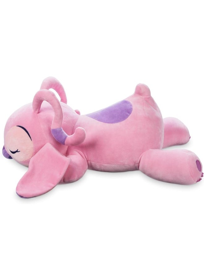 Disney Store Official Angel Cuddleez Plush - Lilo & Stitch - 25-Inch - Ultra-Soft & Cuddly - Pink Alien Companion for Fans & Kids Experience & Premium Craftsmanship