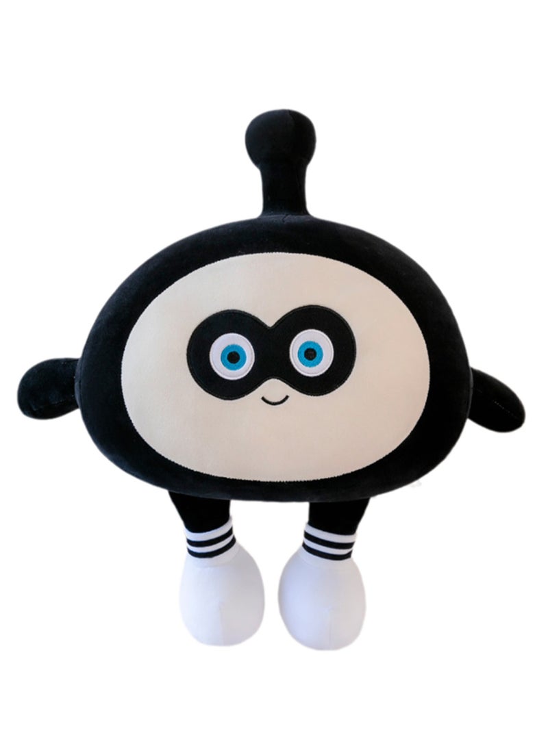 30 CM Cute Cartoon Plush Toy Soft Stuffed Doll For Girls And Boys All Ages Gift（Black）