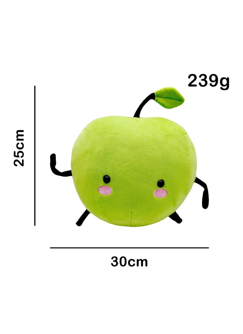 3Pcs Stardew Plush Toy Valley Doll Figure Apple Junimo Plush Plants Stuffed Animal Green Soft Plush Pillow, Best Gift for Your Family