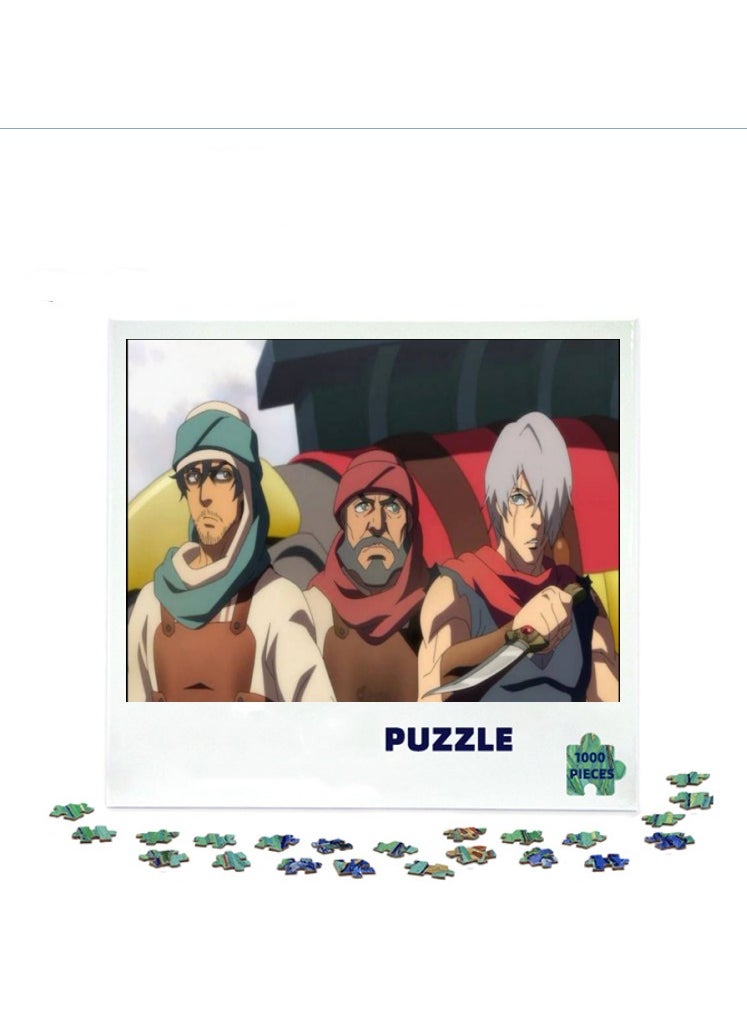 1000-Piece The Journey Colorful Anime Character Desktop Puzzle