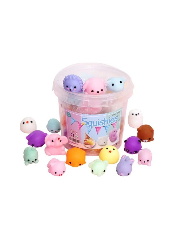 24 Squishy Toy Cute Animal Antistress Ball Mochi Toy Stress Removal Toyl