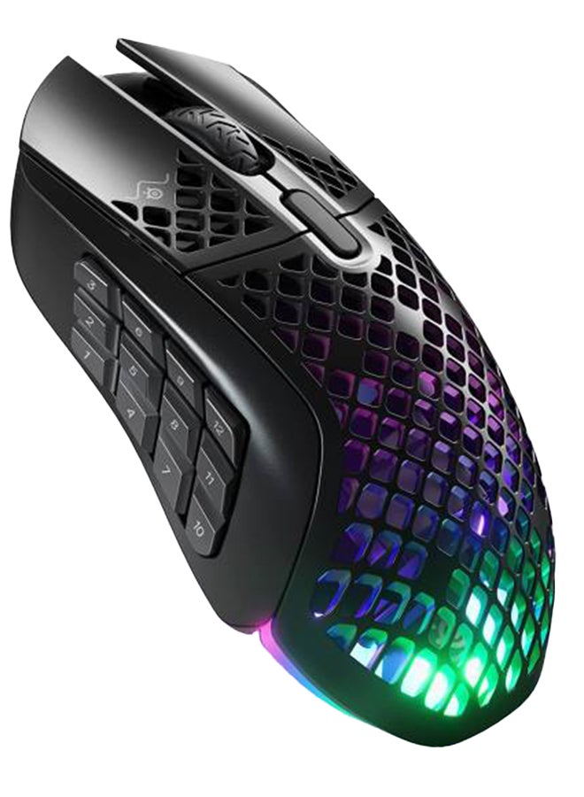 SteelSeries Aerox 9 Wireless – Ultra-Lightweight Wireless Gaming Mouse – 18000 CPI – TrueMove Air Optical Sensor - Water Resistant– 180 Hour Battery – 18 Programmable Buttons