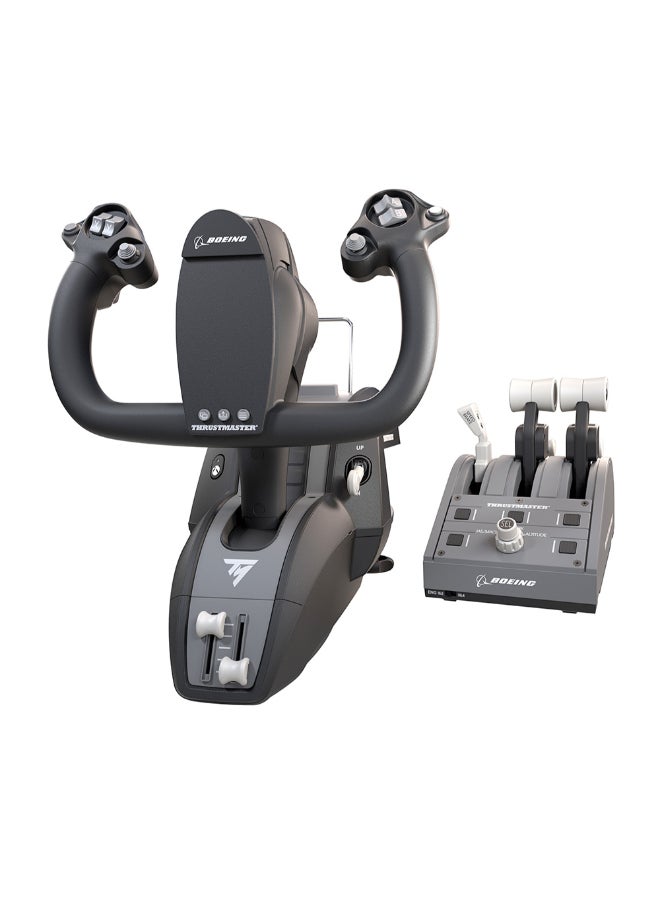 Thrustmaster TCA Yoke Pack Boeing Edition, Pendular Yoke and Throttle Quadrant System, Officially-Licensed Boeing Replicas, 100% Metal Frame, Autopilot Feature, Xbox and PC