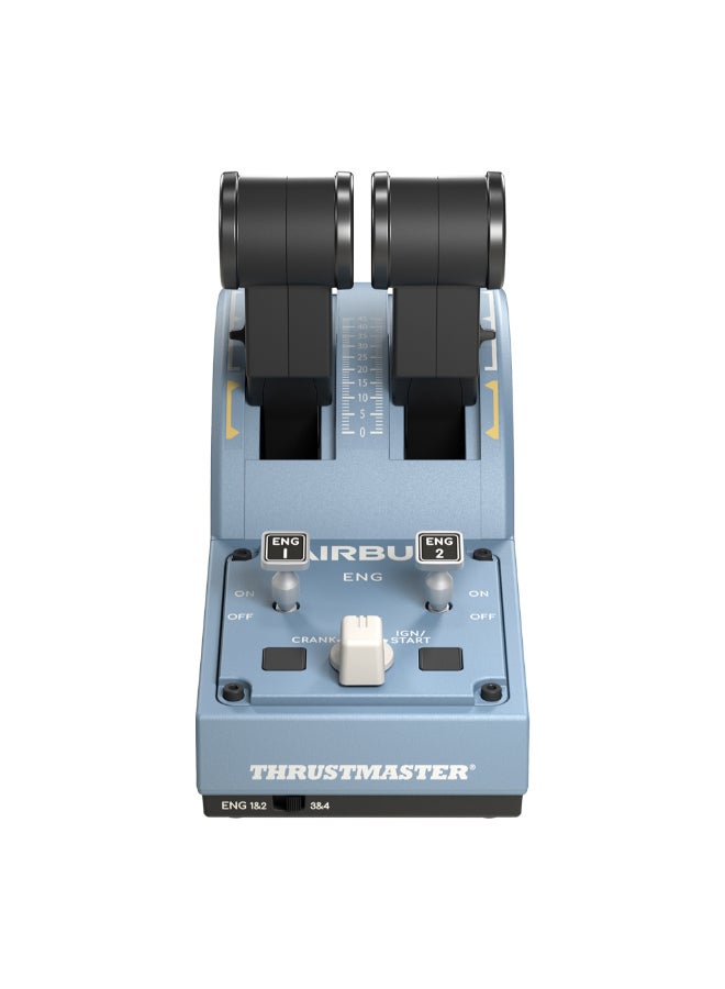 Thrustmaster TCA Quadrant Airbus Edition: Ergonomic replica of the Airbus Throttle Quadrant, Compatible with PC