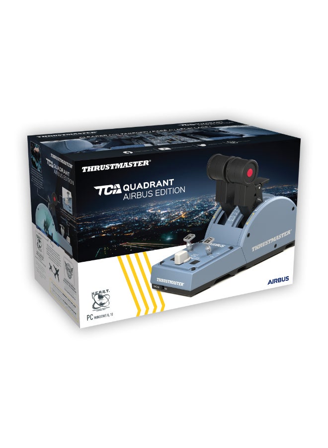 Thrustmaster TCA Quadrant Airbus Edition: Ergonomic replica of the Airbus Throttle Quadrant, Compatible with PC