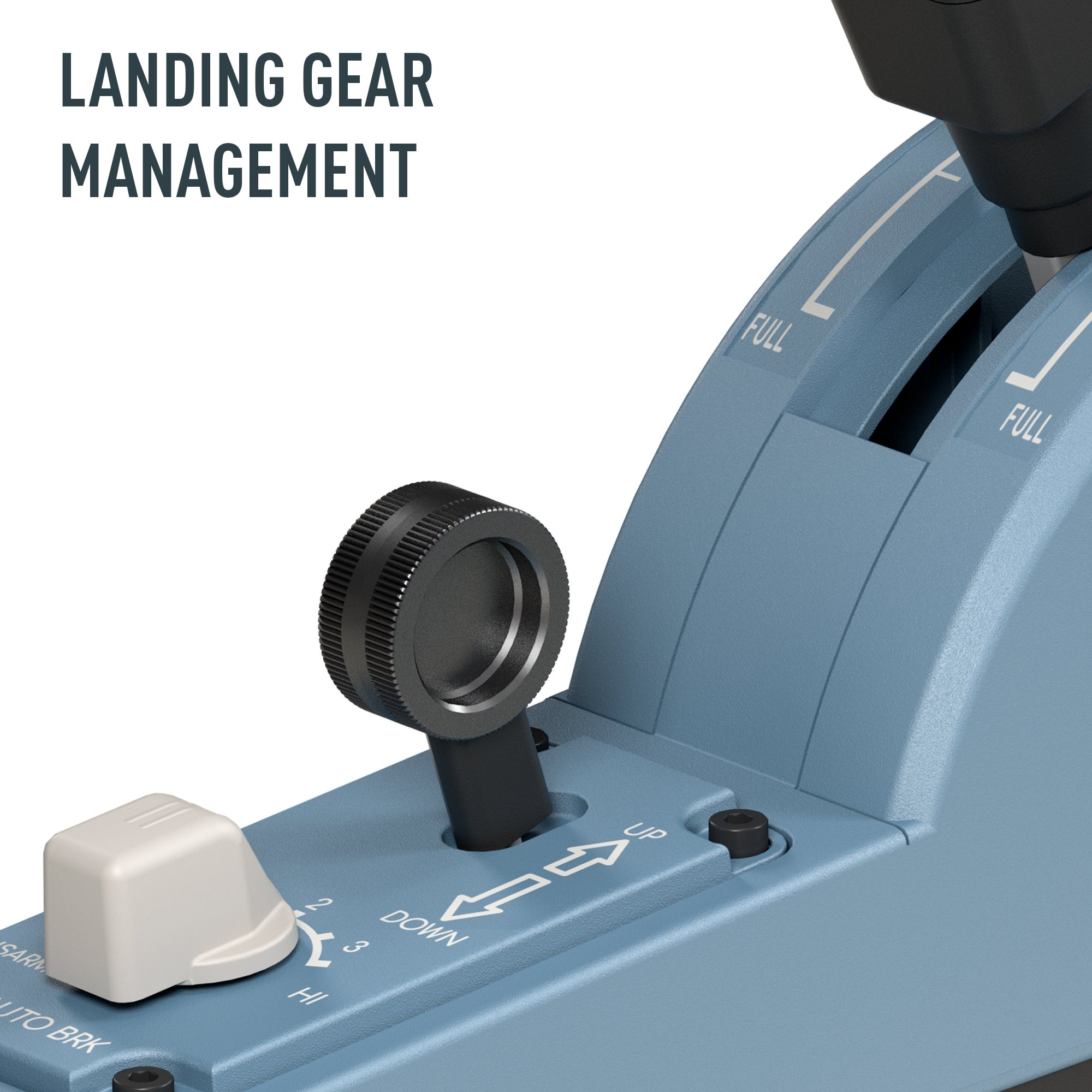 Thrustmaster TCA Quadrant Add-on Airbus Edition, Ergonomic Airbus Replicas, Airliner Functions, Speed Brake Lever, Flaps Management, Magnetic Technology, Compatible with PC