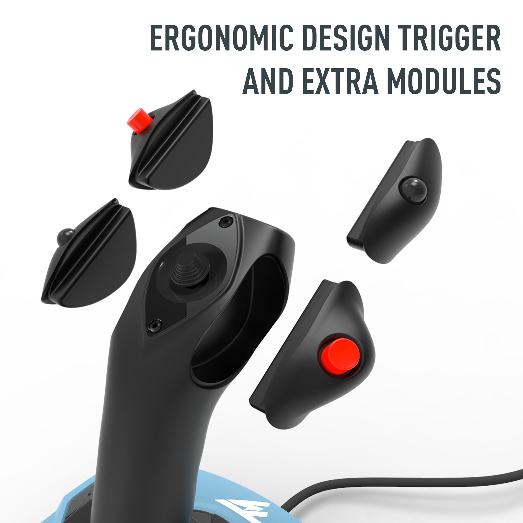 Thrustmaster TCA Sidestick Airbus Edition: Ergonomic Replica of the World-Famous Airbus Sidestick, Compatible with PC