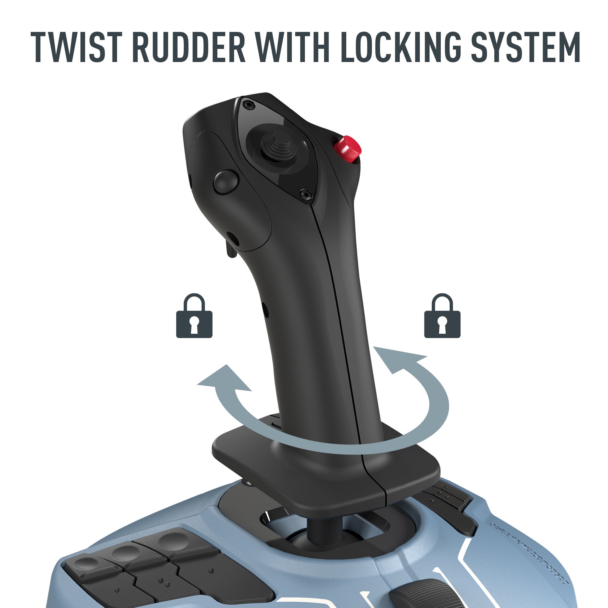 Thrustmaster TCA Sidestick Airbus Edition: Ergonomic Replica of the World-Famous Airbus Sidestick, Compatible with PC