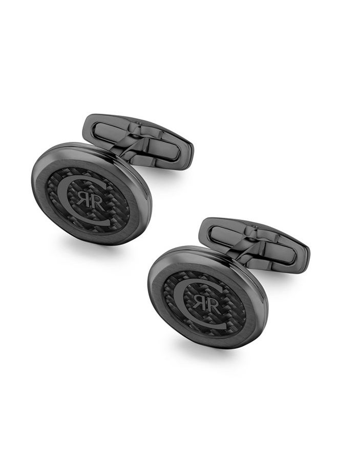 Cerruti 1881 Cufflinks for Men in Grey and Black