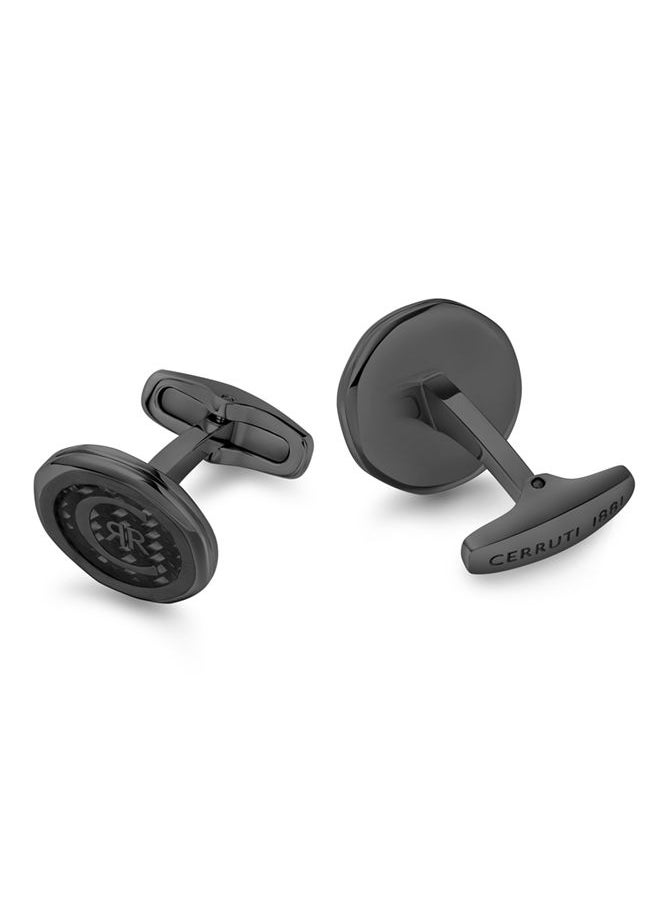 Cerruti 1881 Cufflinks for Men in Grey and Black