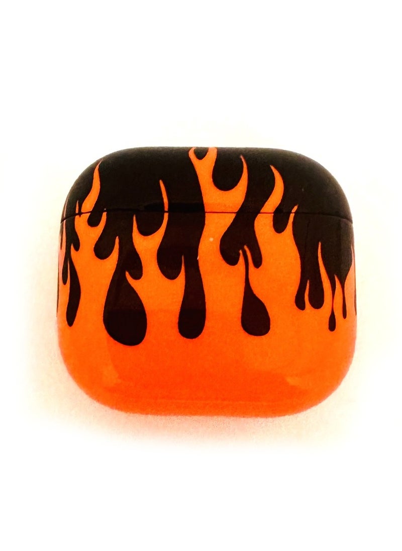 MERLIN CRAFT CUSTOMIZED APPLE AIRPODS 4 FIRE STORM