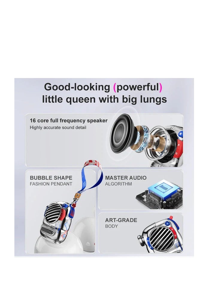 Divoom Spark-Pop Bluetooth Speaker Portable Small Speaker