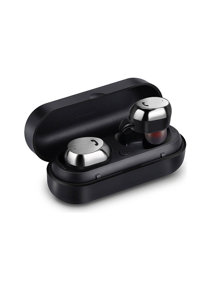 Wireless Bluetooth Ear Headset Colour:Black Colour:Blue