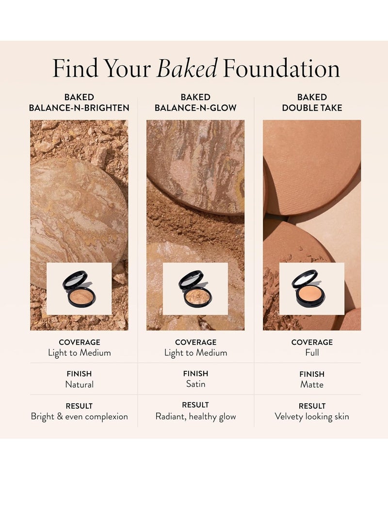 NEW YORK Baked Double Take Powder Foundation Light Buildable Medium to Full Coverage Matte Finish