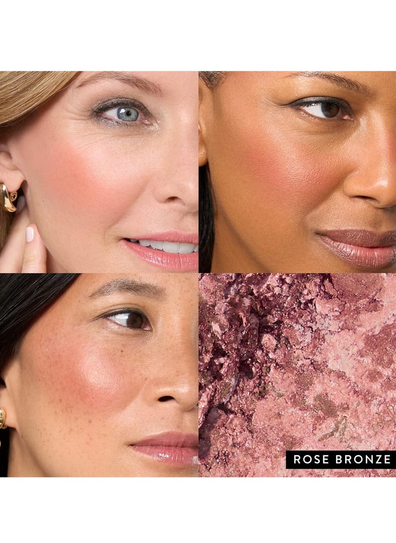 NEW YORK Baked Blush n Bronze Marbleized 2 in 1 Sculpting Bronzer Blush Rose Bronze Contour Face with a Radiant Flush