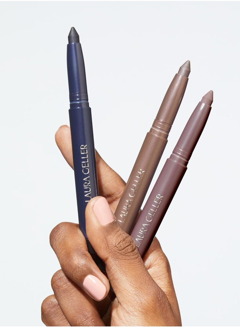 NEW YORK Kajal Longwear Kohl Eyeliner Pencil Smoky Plum Kohl Caffeine and Vitamin E Smooth and Blendable Liner Built In Sharpener