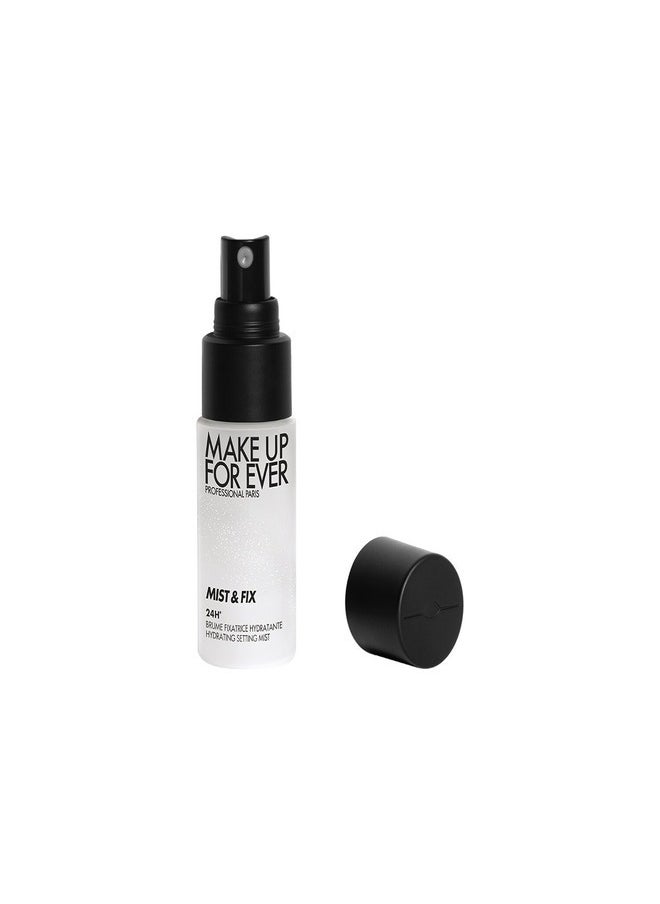 MAKE UP FOR EVER Mist & Fix - Travel Size 24HR Hydrating Setting Spray 30ml