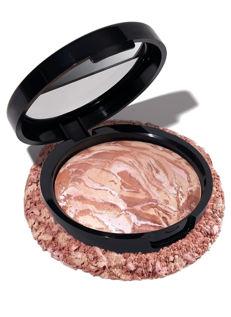 NEW YORK Baked Bronze N Brighten Bronzer Powder  Fair Natural Bronze Glow