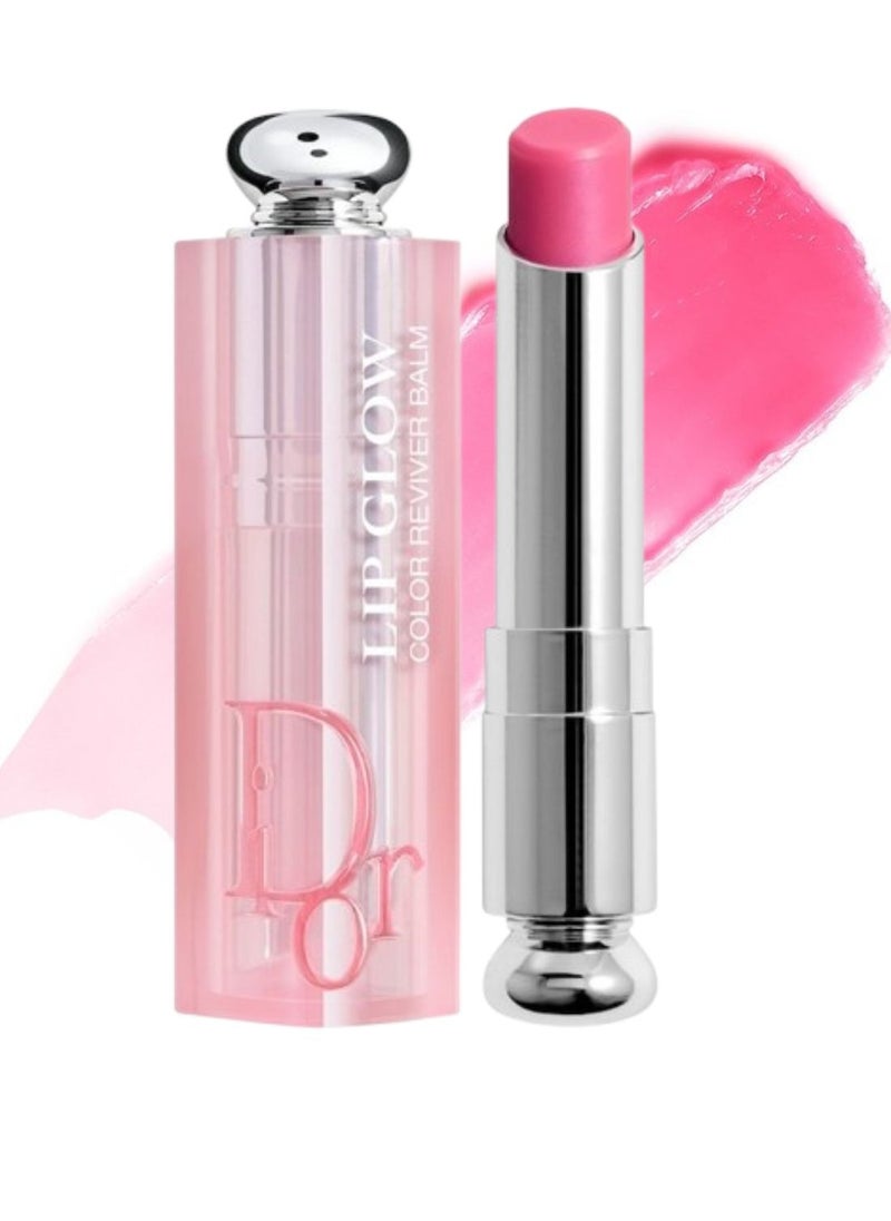 Dior Addict Lip Glow Balm - Shade 08 Ultra Pink 3.2ml | Hydrating Lip Balm with Color Reviver Technology