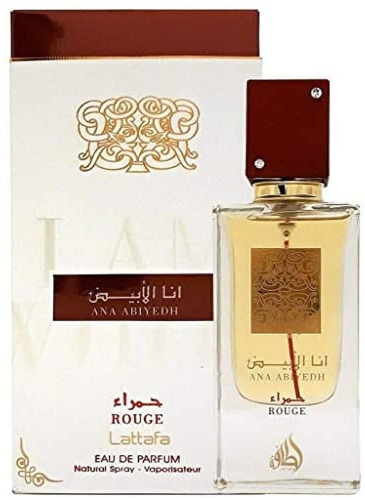 Lattafa Ana Abiyedh Rouge Unisex Eau De Perfume 60 Ml