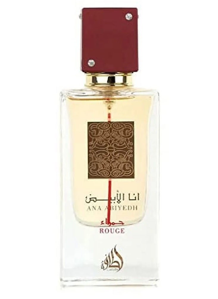 Lattafa Ana Abiyedh Rouge Unisex Eau De Perfume 60 Ml