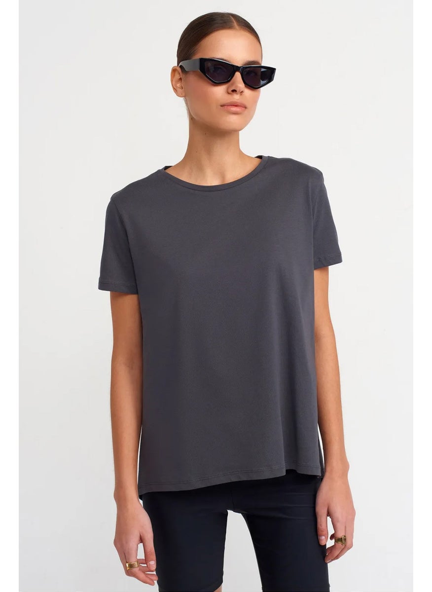 Women's Crew Neck Basic T-Shirt - 3471