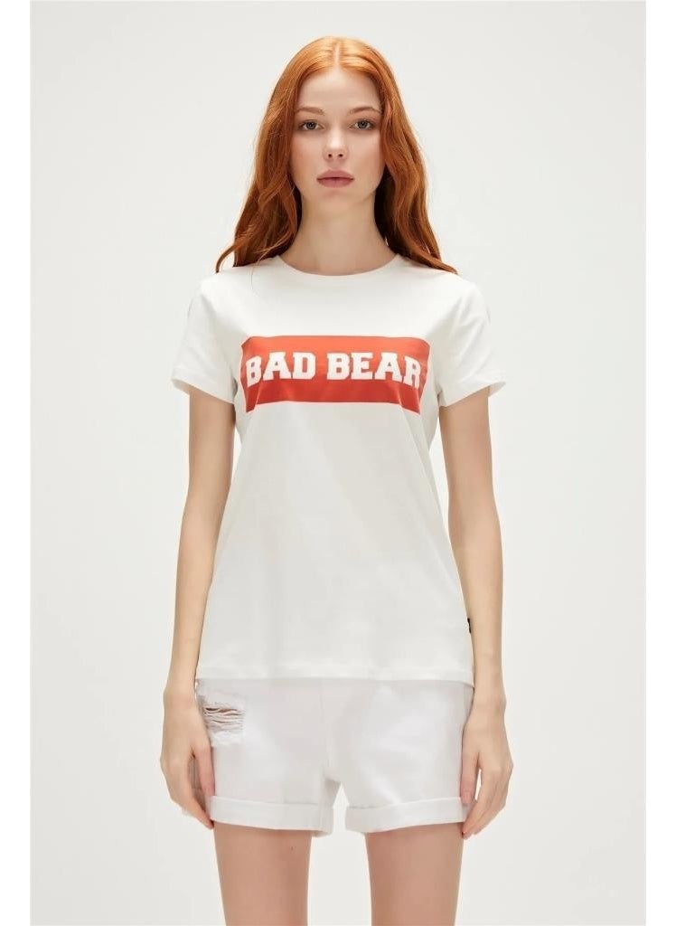 Badbear Alıana Women's T-Shirt Candy White