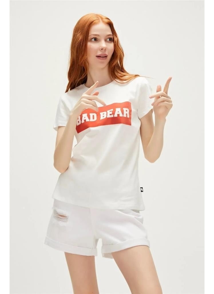 Badbear Alıana Women's T-Shirt Candy White