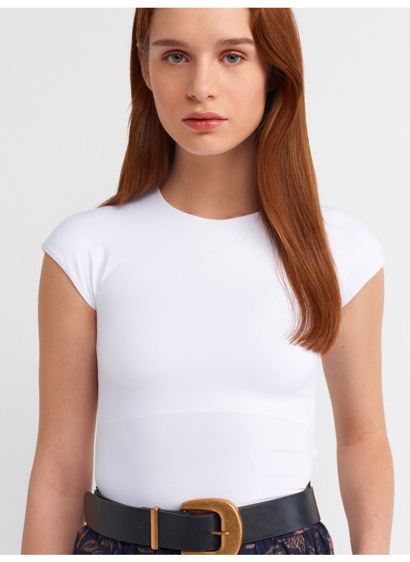 30856 Polyamide T-Shirt-White