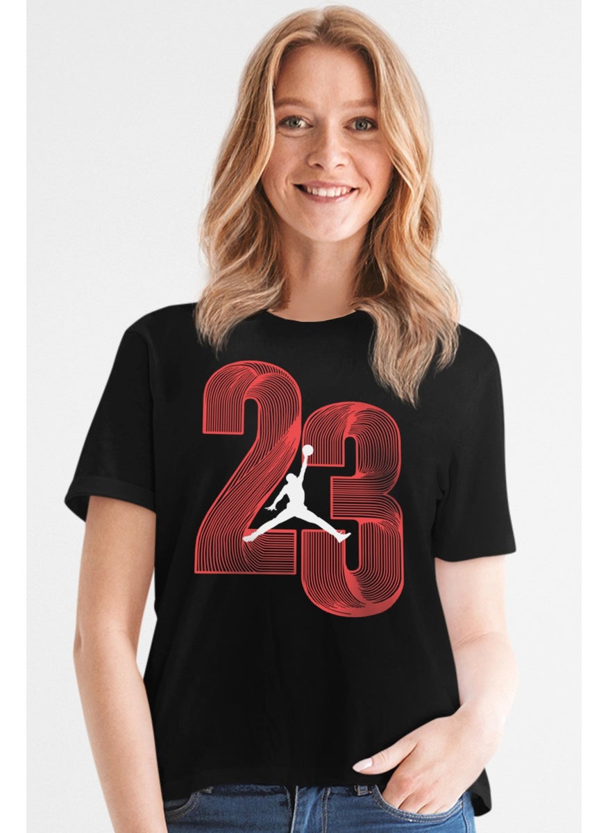 Twenty Three Black Short Sleeve Women's T-Shirt