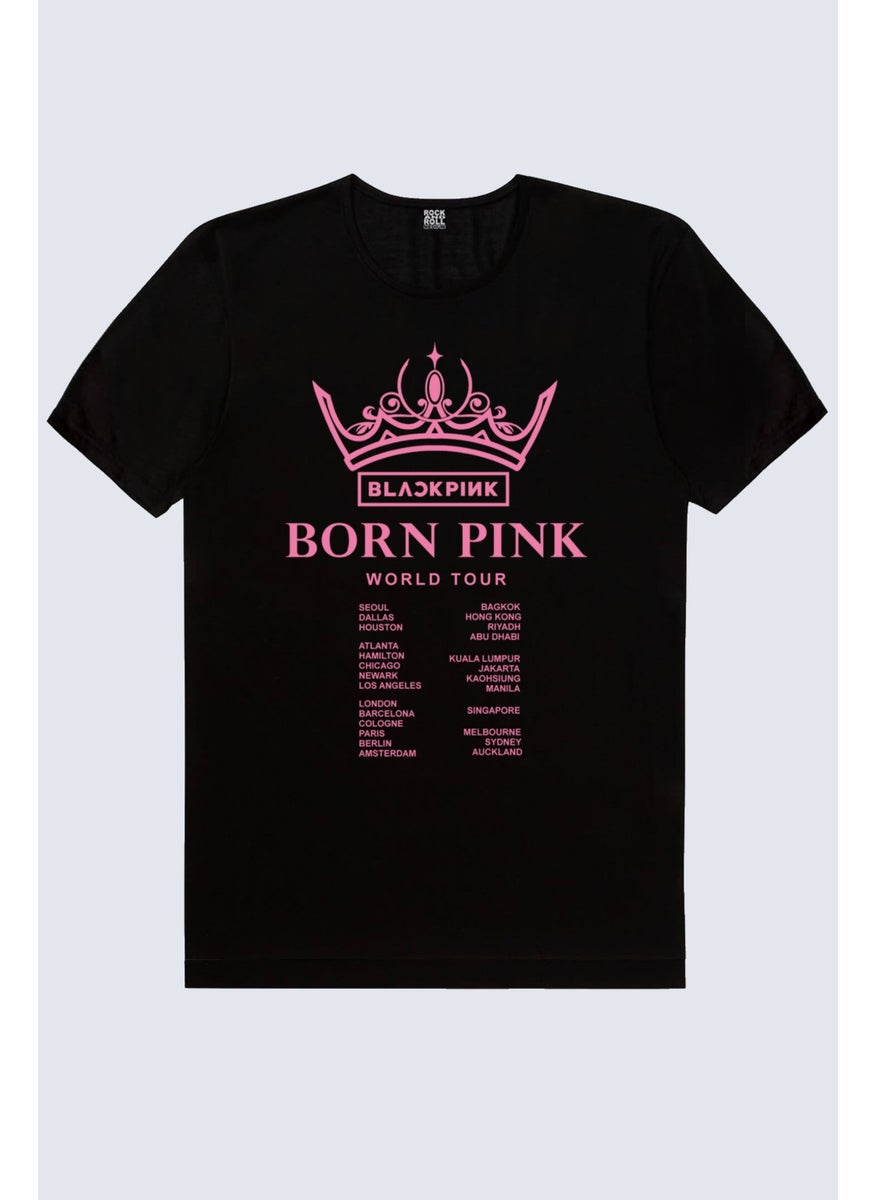 Blackpink Tour Black Short Sleeve Women's T-Shirt