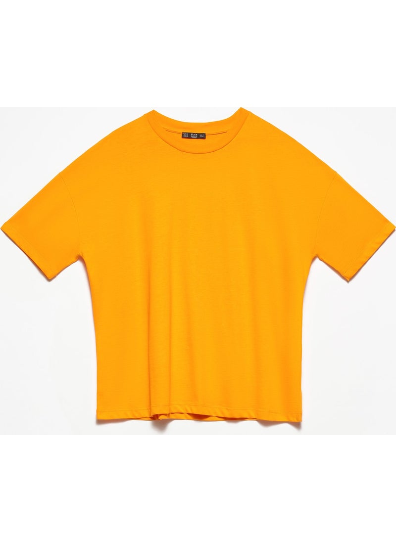 3683 Basic T-Shirt-Orange