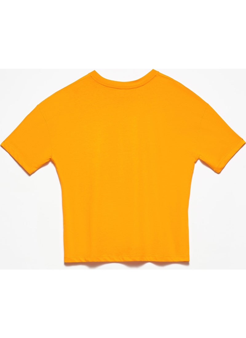 3683 Basic T-Shirt-Orange