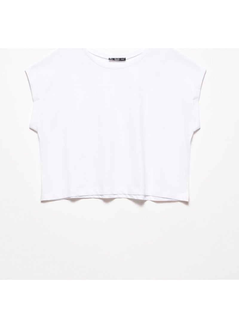 3431 T Sleeve T-Shirt-White