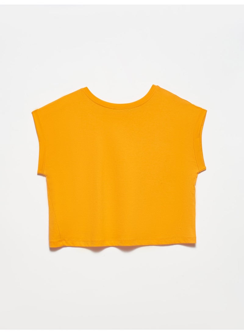 3431 T Sleeve T-Shirt-Orange