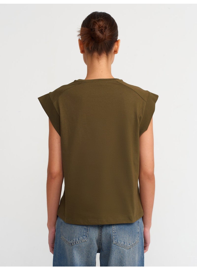 30724 Cotton T-Shirt-Khaki