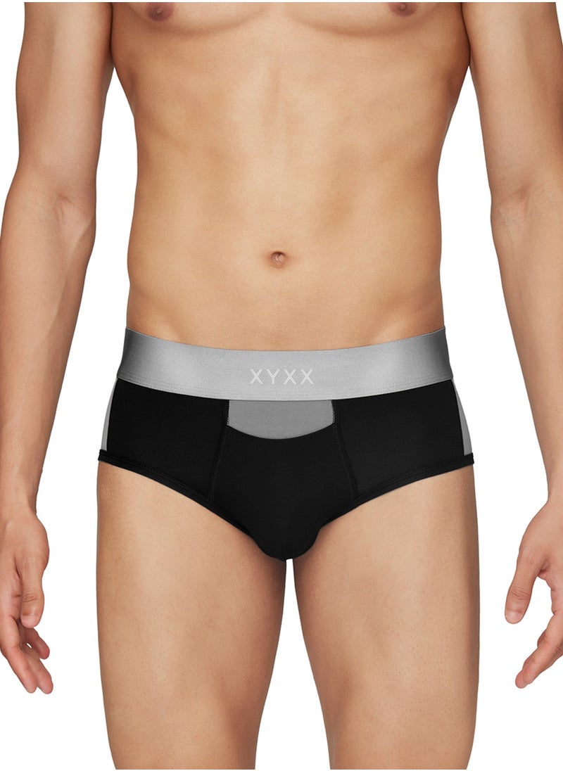 Pack of 3 Illuminati Intellisoft Micro Modal Color Blocked Solid Men Brief