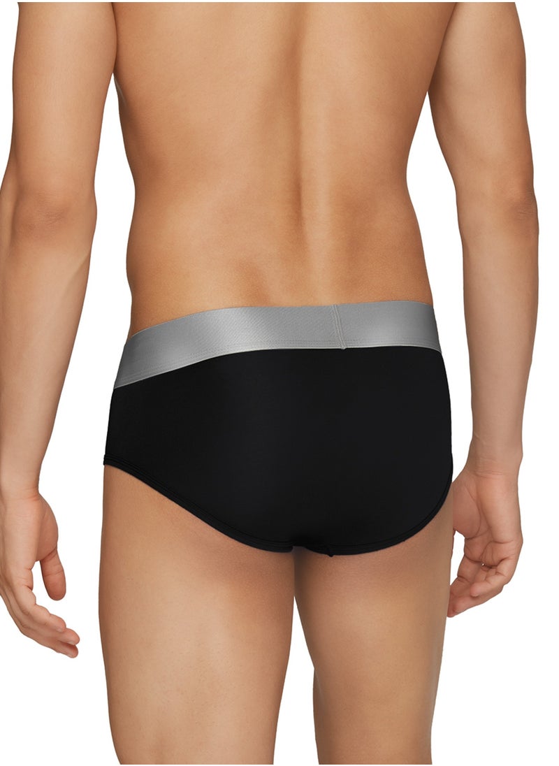 Pack of 3 Illuminati Intellisoft Micro Modal Color Blocked Solid Men Brief